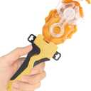 Bey Battling Burst Launcher and Grip, B-184 Left Right Spin String Launcher Grip DB Layer System Compatible with All Bey Burst Series - Golden