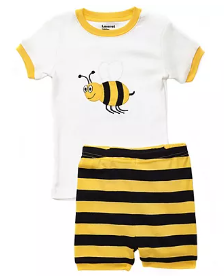 2 Pcs bee Clothes Outfit Fit Most 12-16 Inch (Bee Style,Yellow and Black)