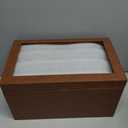 ROTHWELL Double Watch Winder for Automatic Watches with Quiet Motor with Multiple Speeds and Rotation Settings (Tan / Brown)