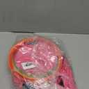 Voiiake Pool Floats Toys Games Set, Inflatable Cross Ring Toss Game Toy with 6pcs Rings for Kids Adults Family, Swimming Pool Water Game (Pink Flamingo)