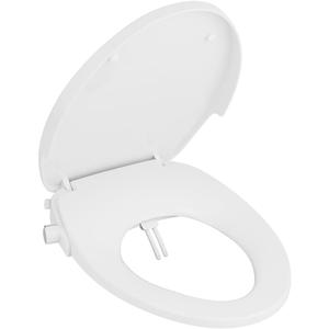 Niagara Hydrotech Non-Electric Bidet Seat  Fits Elongated Toilet Bowls, Front & Rear Wash Options, Adjustable Water Pressure for Added Comfort, No Electricity Required