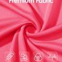 Boladeci Women's Swim Shirts Long Sleeve V Neck T Shirts UPF 50+ Sun Protection Quick Dry Rash Guard (Pink, XXL)