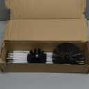 HOKLNUSE Dryer Vent Cleaner Kit Chimney Sweep Cleaning Tools Pellet Stove Cleaner Kit Air Dryer Duct Fireplace Brushes for Easy Lint Cleaning with 4" and 6" Brush Heads (Heavy Duty, 30Feet)