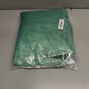 Estelar Textiler Green and Greyish White Blackout Curtains 45 Inch Length, Full Light Blocking Gradient Drapes for Kitchen, Thermal Insulated Grommet Ombre Curtains for Bathroom, 52Wx45L, 2 Panels