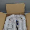 Hon&Guan 2 1/2" x 20' Dust Collection Hose, 2.5 Inch Flexible Clear PVC Dust Collector Hose with Carbon Steel Wire Woodworking Dust Collecting System, Includes 4 Hose Clamps