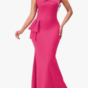 VisiChenup Elegant Formal Dresses for Women Sexy Cocktail Wedding Guest Evening Party Long Maxi Dress L