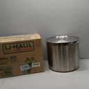 NutriChef Stainless Steel Cookware Stock Pot - 24 Quart, Heavy Duty Induction Soup Pot With Lid, Induction, Ceramic, Glass and Halogen Cooktops Compatible - NCSPT24Q