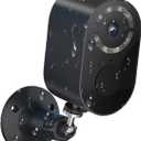 Security Cameras Wireless Outdoor,2.4GHz WiFi Security Camera Outdoor 2K Battery Powered Cameras for Home Security,AI Motion Detection,Color Night Vision,2-Way Audio,Waterproof (Black)