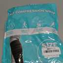 Beltwell Adjustable Lymphedema Calf Compression Wrap for Swelling, Edema, Lipedema, Circulation, Heaviness, Pain - Easy to put on (XXL - SHORT, Black)