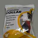 BENCMATE Inflatable Dog Cone Collar Alternative, Soft Dog Cone for Small Medium Large Dogs and Cats, Neck Recovery ECollar Donut Collar After Surgery (Medium+, Orca)