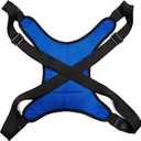 Wheelchair Seat Belt for Adults Chest Harness Safety Strap for Elderly & Disabled Torso Support with Adjustable Anti-Slip Restraint Vest Blue
