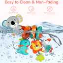 MONSTIME Car Seat Toys for Babies 0-6 Months, Newborn Toys Baby Toy 0-3 Months Stroller Toys, Infant Toy 0-6 Month for Carseat Stroller Crib with Mirror, Rattle, Teether for 0 3 6 9 12 Boys Girls