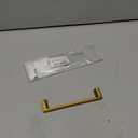 Ravinte 1 Pack Solid 5 Inch Kitchen Square Cabinet Handles Brushed Brass Drawer Pulls Kitchen Cabinet Hardware Handles