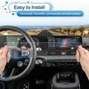 2025 2026 Ioniq 5 Screen Protector for Hyundai Ioniq 5 (SE Standard Range/SE/SEL/Limited/XRT) Dual 12.3-inch Displays, 9H Tempered Glass 2025 Ioniq 5 N Accessories Anti-Scratch&HD Transparent