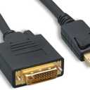 DisplayPort to DVI Cable, Passive DP to DVI-D, 3ft, 2-Pack  One-Way DisplayPort Source to DVI Display
