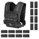 Weighted Vest Men  | 45lbs, Weighted Workout Vest With Removable Iron Weights, Weight Vest for Men and Women, Heavy Duty Weighted Exercise Vest for Strength Training Running Walking
