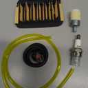 455 Air Filter Tune Up Kit for Husqvarna 455 Rancher 460 Rancher 460 455E 461 Chainsaw 537255701 Maintenance Kit with Fuel Filter Spark Plug Primer Pump Fuel Line Parts Easy-to-Install
