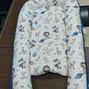 JINXIA Baby Floor Mat for Newborn, Portable Toddler Mat - Soft Baby Floor Seat Cover for Travel, Newborn Essentials - Blue