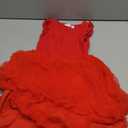 Flypigs Girl Dresses Toddler Flutter Tutu Dress Formal Red Valentine Christmas Birthday Party Tulle Dress for 2 Years