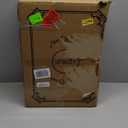 urecity Vintage and Cute Carry-on Overnight Case Non-wheeled Mini Leather Trunk Suitcase with Shoulder Strap, Brown ,19"