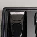 Pubic Hair Trimmer for Man - Cordless Body Hair Trimmer for Men - Electric Ball Shaver with Display & Light - Waterproof Wet/Dry Groomer kit for Groin - 4000K Light - Cosmic Black