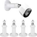 Wall Mount for All Arlo Camera, Arlo Pro, Arlo Pro 2, Arlo Pro 3,Arlo Ultra, Arlo Essential, eufyCam E/2C, Ultra/Ultra 2, & Others - Ring Stick Up Cam Battery with 1/4 Threaded Hole (4pack)
