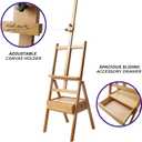 Mont Marte Signature Box Floor Easel, Beech Wood 43.5 x 44 x 150 cm (LxWxH), 17.13 x 17.32 x 59.1"