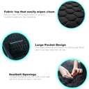 Meginc Dog Seat Covers for Back Seat, Dog Car Seat for Tesla Model 3, 100% Waterproof Pet Seat Cover Protects from Scratches, Scuffs, Hammock for Tesla with Mesh Window & Headrest Protection
