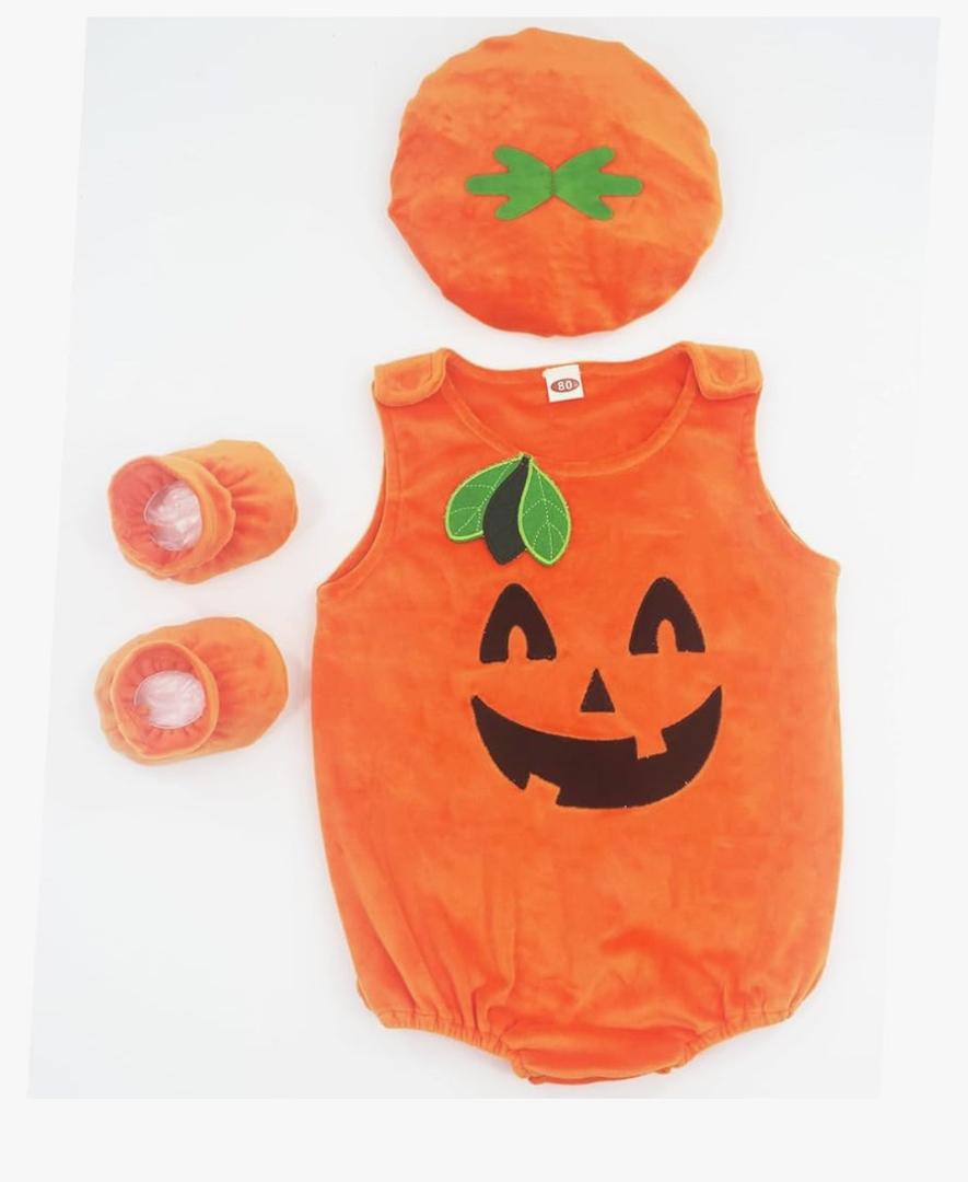Newborn Baby Boys Girls Halloween Avocado/Pumpkin/Dinosaur Costumes Halloween Cosplay