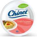 Chinet Classic White, Round All Occasion Fiber Plates, 8.75 Inch, 72 Count