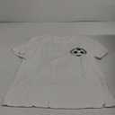 Soccer Mom Shirt Women Soccer Mom Leopard Bleached T Shirt Soccer Mom Graphic Shirt Funny Ball Mom Life Tee Top (Small, White)