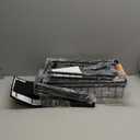 Under Sink Organizer, 2 Packs 2 Tier Under Sink Organizers and Storage, Slide out Pull out Cabinet Organizer Shelf, Metal Sliding Drawer for Kitchen Bathroom Pantry Cabinet Closet Organization Rack (Black)