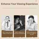 12" Screen Magnifier for Cell Phone, 3D HD Phone Screen Magnifier for Movies, Videos and Games, Retro TV Phone Magnifier for All Smartphones