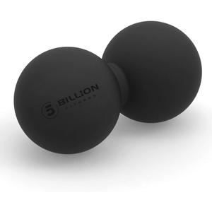 5BILLION Peanut Massage Ball - Double Lacrosse Massage Ball & Mobility Ball for Physical Therapy - Deep Tissue Massage Tool for Myofascial Release, Muscle Relaxer, Acupoint Massage (Black)