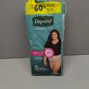 Depend Fresh Protection Adult Diapers, Incontinence & Postpartum Bladder Leak Underwear for Women, Disposable, Maximum, Extra-Extra-Large, Blush, 22 Count