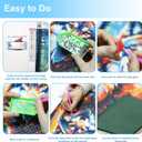 geesfayan 6 Pack Diamond Painting Kits for Adults Beginners 12x16 inches DIY Diamond Art with 6 Designs:Tree,Cat,Butterfly,Sunflower,Highland Cow,Flower Home Wall Decor