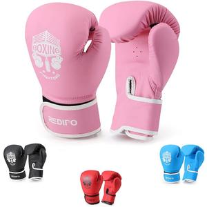Kids Boxing Gloves, Sponge Foam Training Sparring Gloves Thai Kick Boxing for Kid and Youth, Suitable for Boys and Girls Age 3 to 9 Years (6oz, pink)