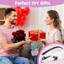 Mini Handheld Sewing Machine for Beginners, Easy to Use, Fast Stitching Perfect for Clothes, Fabrics, and Quick Home Repairs for Mom Birthday Valentine's Day and Christmas (Black)