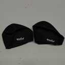 Welnove 2PCS Heel Protectors, Heel Pads, Heel Support for Heel Pain from Plantar Fasciitis - Heel Spur -Tendinitis- Cracked Heels (Women Sizes: 6-14. Men Sizes 7-13-Black)