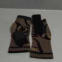 INDEEMAX Ankle Brace for Sprained Ankle Compression Sleeve, 2 Pack Copper Infused Ankle Support Brace for Women & Men, Plantar Fasciitis Relief Achilles Tendonitis, Sports Running, Copper Black, L