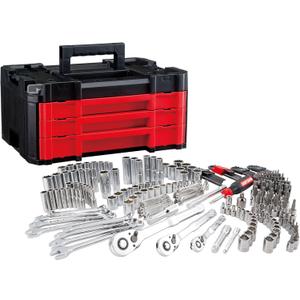 Craftsman 262-Piece Mechanic Tool Set with 3-Drawer VERSASTACK Box, SAE and Metric Socket Set, Car and Motorcycle Tool Kit with Combination Wrenches and Spark Plug Sockets (CMMT45309)