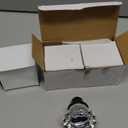 Newliplace 2 Pack Mortise Lock Glass Door Knobs Replacement Set, Vintage Crystal Door Knobs for Replacing Broken Old Antique Lock Sets on Interior Door, Matte Black Finish