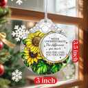 2 x Christmas Ornaments  Ideal for Friends Moving Away, Coworker Leaving, Retirement Gifts for Women & Men, and Goodbye, Going Away, Farewell Gifts for Coworkers, Boss, Work Besties & Best Friends - C
