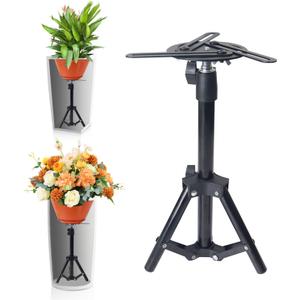 1PCS Adjustable Planter Inserts Plant risers,Tall Tapered Plant Riser Fill BottomPlanter Fillers for Large PotsIndoor and Outdoor 12-21" Rise4-12" Top