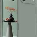 FireNova Magnetic for iPhone Air Case, Compatible with MagSafe, [Integrated Silicone Camera Control Button] [Camera Protection] Microfiber Lining Phone Case for iPhone 17 Air, 6.5", Calke Green