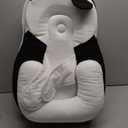 Rootling Baby Feeding Pillow, Anti Overflow Feeding Pillow for Reducing Spit-Up, Safety Nursing Pillow, Baby Lounger Reflux Wedge Breastfeeding, Removable top and Bottom (Small, Black)