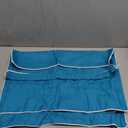 MIULEE Pack of 2 Outdoor Waterproof Pillow Covers Decorative Farmhouse Throw Pillow Covers Square Solid Color Couch Cushions Spring for Patio Tent Bed Sofa Living Room 20x20 Inch Teal Blue