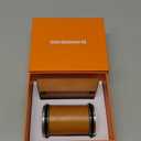 Knife Sharpener Tool, Rolling Knife Sharpener Kit, Knife Sharpening with Diamonds and Ceramic for Steel of Any Hardness, Kitchen knife Sharpener with 15 & 20 Degree Magnetic Angle(Brown)