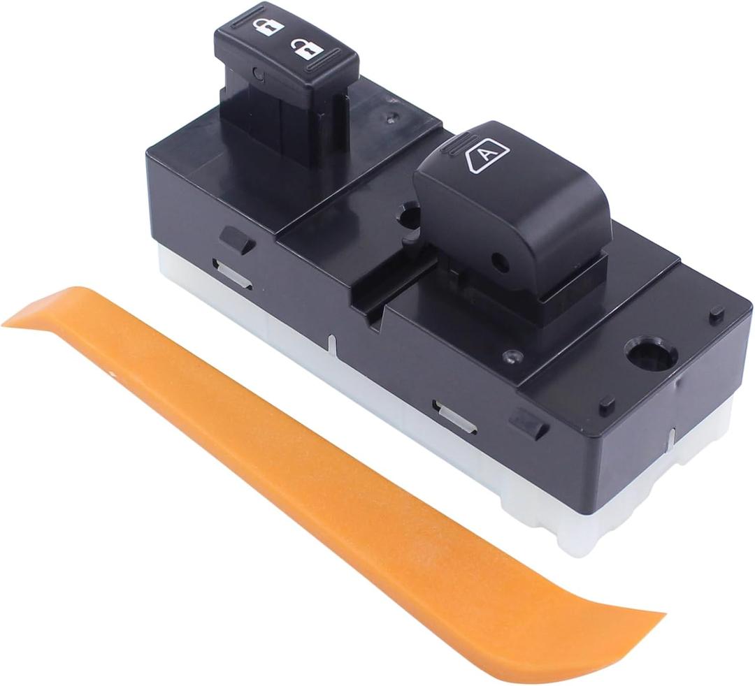 ApplianPar Front Passenger Side Window Switch with Door Lock Switch for Nissan Altima 2007-2012, Murano 2008-2014, Maxima 2009-2014, Pathfinder 2007-2012