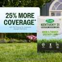 Scotts Kentucky 31 Grass Seed Mix - Premium Lawn Grass Seed, Covers Up to 5,000 sq. ft., 20 lb (EXP 12/31/26)